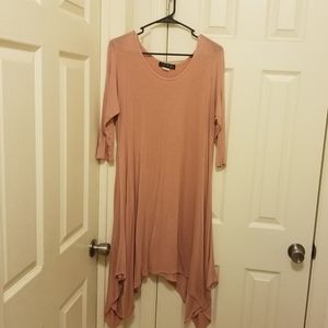 Peach baby doll Shirt by French' Apostrophe